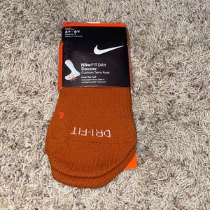 Burnt Orange Nike Youth Soccer Socks